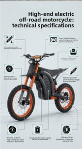 Moto tout-terrain 2026 14/12 roues 1500W avec freins à double disque et cadre pour adultes - Product Image 5