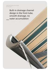 <span class=keywords><strong>Toldo</strong></span> Retráctil Inteligente con Control Remoto, Almacenamiento Oculto, Protección Solar y contra la Lluvia - Product Image 5