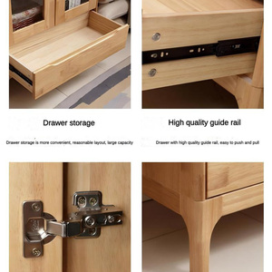 Großhandels preis Wohn möbel Schul büro Holz Bücherregal Bibliothek Bücherregal mit Schublade für Wohnzimmer - Product Image 5