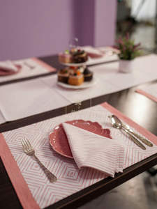 แผ่นรองจานลายดอกไม้สไตล์ธรรมชาติสำหรับตกแต่งบ้านจัดงานแต่งงานสวนปาร์ตี้ - Product Image 3