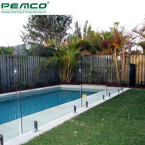 Balcón 304 <span class=keywords><strong>de</strong></span> acero inoxidable 316 <span class=keywords><strong>de</strong></span> vidrio tipo cuadrado <span class=keywords><strong>de</strong></span> Holer sin marco balaustrada grifo - Product Image 4