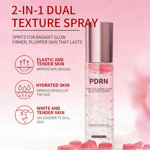 Suero Facial de Ácido Hialurónico, Niacinamida y Glutatión, Bruma de Colágeno en Gel Rosa, Suero de ADN de Salmón PDRN - Product Image 4