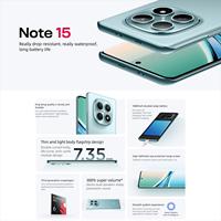 Performances élevées pour le téléphone portable Xiaomi Redmi Note 15 5G, 8 Go de RAM, 256 Go de stockage, Snapdragon 6 Gen 3, écran 6,77 pouces 120 Hz, téléphone Android