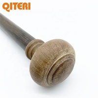 QITERI Vente directe Nouveau design en bois grainé pour la décoration intérieure Quincaillerie Rideau de fenêtre