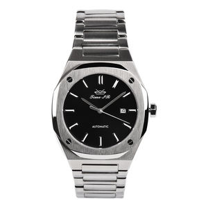 Reloj mecánico automático con esqueleto de lujo para hombre, cristal de zafiro, banda de acero inoxidable de 20mm, reloj de pulsera deportivo a la moda con - Product Image 2