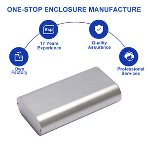 양극 산화 알루미늄 압출 전자 인클로저 중국 제조업체 사용자 정의 전기 배터리 박스 케이스 하우징 - Product Image 4