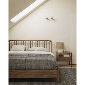 Base de Cama Moderna de Madera Maciza, Plataforma Personalizada Tamaño Queen/King para Dormitorio, Fabricante de Muebles para Hoteles, Villas y Hogares - Product Image 3