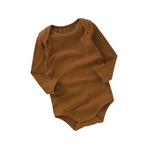 Combinaison pour bébé style Instagram, combinaison de ramper printemps/été automne, body polyvalent pour nourrisson, tissu côtelé en coton biologique - Product Image 5