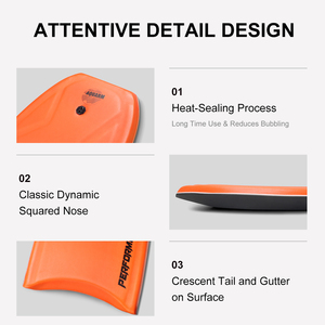 WOOWAVE Bodyboard Premium Professionale in Schiuma Morbida, <span class=keywords><strong>Tavola</strong></span> <span class=keywords><strong>da</strong></span> <span class=keywords><strong>Surf</strong></span> <span class=keywords><strong>da</strong></span> 42,5 Pollici per Adulti con Nucleo in PE - Product Image 4
