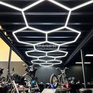 Nhà máy hình lục giác ánh sáng 8x16 cho chăm sóc xe rửa xe phòng dẫn nhà để xe Trần Ánh Sáng Công cụ làm việc dẫn ánh sáng - Product Image 4