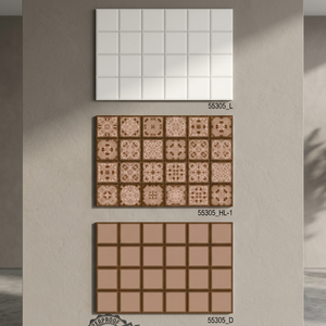 Carreaux de mur en céramique Fabricant d'argile chinoise 300x450mm Carreaux de mur en marbre noir de l'Inde Idéal pour la salle de bain et la cuisine - Product Image 4