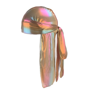 Magnifique Wave Du Rags Durag Hommes Satin Head Wrap Soyeux Satin Duragsic <span class=keywords><strong>Bandana</strong></span> Duragsic Avec Longue Bande - Product Image 5