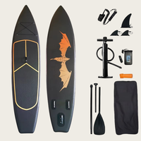 SUP gonflable tout-terrain 3 ailerons en EVA/PVC de 3,23 m (10,6 pi) pour femme, qualité professionnelle, certifié CE TUV, OEM, portable