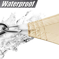 Voile d'ombrage robuste et durable en polyester, imperméable, pour parking, patio et jardin