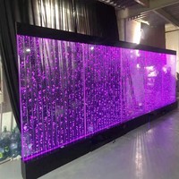 Mur de bulles d'eau personnalisé à LED à réponse rapide pour décoration de scène, événements, concerts et expositions