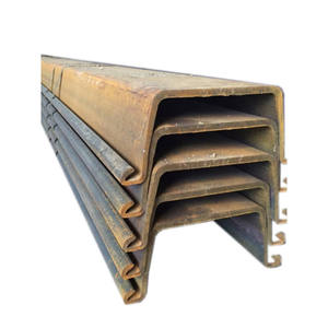 Palplanches en acier quantité minimale de commande bas personnalisées de haute qualité 40 cm 6 m. - Product Image 1