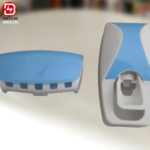 Dispensador de Pasta de Dientes y Soporte para Cepillos de Dientes de Plástico Automático para Montar en la Pared, Venta al Por Mayor de Fábrica - Product Image 2