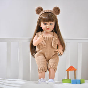 Poupées bébé reborn de haute qualité 55 cm, en silicone réaliste, belles poupées filles, poupées bébé reborn, jouets pour filles - Product Image 5