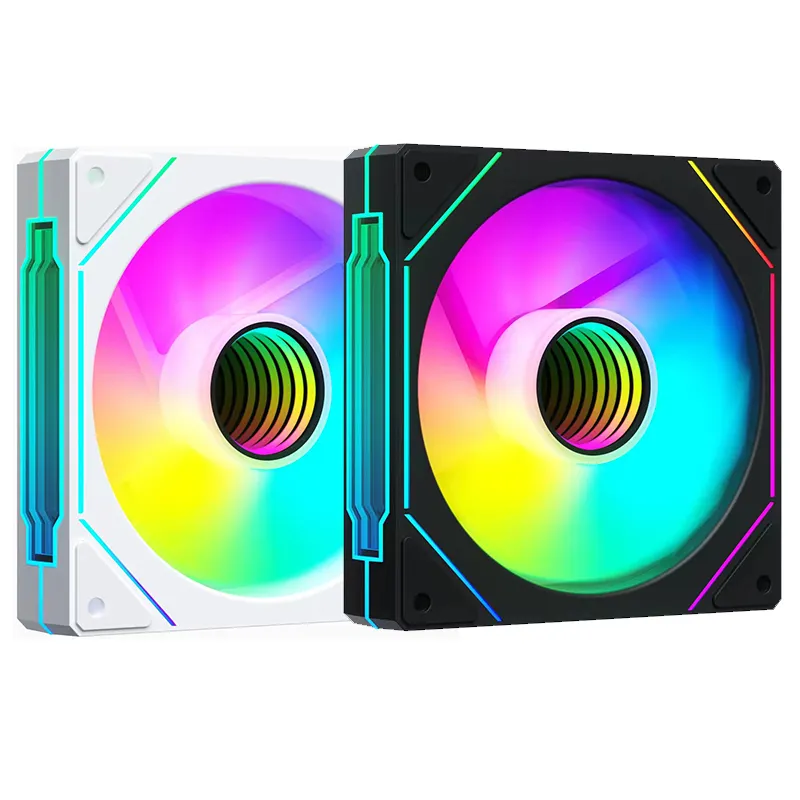 XGM LING JING4PRO 5V ARGB रंगीन और मूक ध्वनि के साथ अनुकूलित डेस्कटॉप कंप्यूटर केस फैन