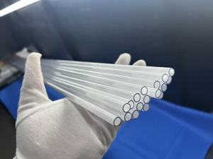 Nhiệt độ cao đánh bóng tùy chỉnh Opaque thạch anh Ống thạch anh ống độ tinh khiết sữa trắng silica Ống thạch anh - Product Image 6