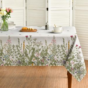 <span class=keywords><strong>Tovaglia</strong></span> primavera 137*274cm fiori selvatici floreale copertura del tavolo lavabile <span class=keywords><strong>per</strong></span> festa Picnic cena decorazione - Product Image 1