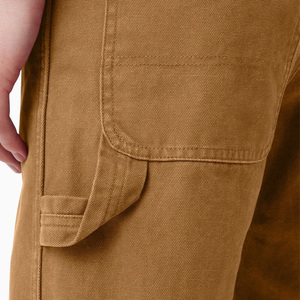 <span class=keywords><strong>Pantalon</strong></span> de travail homme personnalisé avec logo, léger, coupe mi-haute, en toile cirée 100% coton, effet vieilli, coupe droite, ample, évasé, empilé - Product Image 5