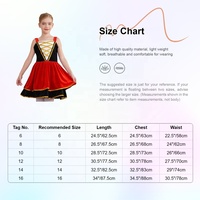 6-16 10-14 tahun kostum anak remaja perempuan, pakaian pertunjukan Cosplay, gaun pesta anak-anak elegan