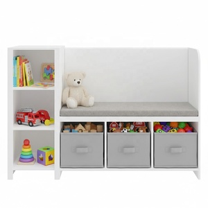 Étagère de <span class=keywords><strong>rangement</strong></span> pour livres et jouets pour enfants, 6 compartiments, <span class=keywords><strong>chambre</strong></span> d'enfant, salle de jeux, bibliothèque en bois, coin lecture pour enfants - Product Image 1