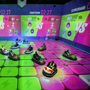 Go-Kart parco giochi al coperto VR/AR/MR batteria autoscontri coinvolgente pavimento interattivo gioco proiettore per parco avventura - Product Image 6