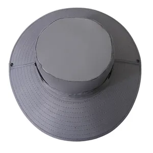 Wholesale Detachable Outdoor Protection Sun Hats String Bucket Fishing Bucket Hat