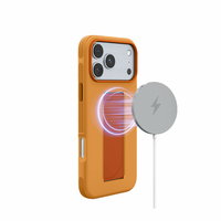 Étui de téléphone en TPU PC avec support magnétique, recharge sans fil, coque antichoc pour iPhone 15, fabricant OEM ODM Chine