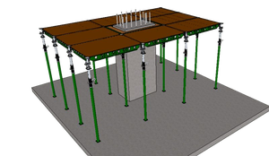 Coffrage métallique réutilisable en acier et aluminium pour dalles de béton – Conception verte - Product Image 2