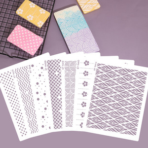Pochoir de pulvérisation de gâteau pochoir pliable bricolage poudre <span class=keywords><strong>tamis</strong></span> cuisson décoratif dentelle gâteau outil de cuisson - Product Image 1