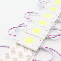 Module Led COB haute luminosité DC12V 2.4W vert/rose/rouge/jaune/blanc pour la publicité mots lumineux IP65 étanche