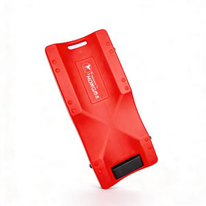 Chariot de mécanicien de 40 pouces, chariot de réparation automobile à profil bas <span class=keywords><strong>sous</strong></span> la voiture avec appui-tête rembourré, en plastique - Product Image 1