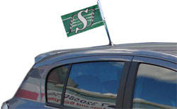 Drapeaux de publicité suspendus en Polyester imprimés sur mesure pour antenne de voiture - Product Image 6