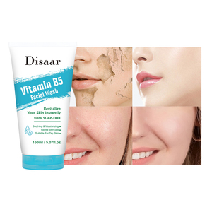 Disaar Vitamine B5 Nettoyant <span class=keywords><strong>Visage</strong></span> Nettoyant <span class=keywords><strong>Visage</strong></span> Vitamine E Acide Hyaluronique Apaisant Hydratant <span class=keywords><strong>Gel</strong></span> Nettoyant <span class=keywords><strong>Visage</strong></span> pour <span class=keywords><strong>Peau</strong></span> Sèche - Product Image 5