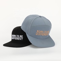 Casquette Snapback imperméable de haute qualité avec logo brodé à 7 panneaux, style hip-hop, fabriquée par une usine OEM certifiée BSCI
