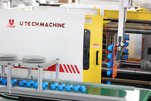 Tự động 8 khoang <span class=keywords><strong>Robot</strong></span> chai nhựa thực hiện 20L 5 gallon Thùng Nắp nắp máy ép phun nhà máy - Product Image 3