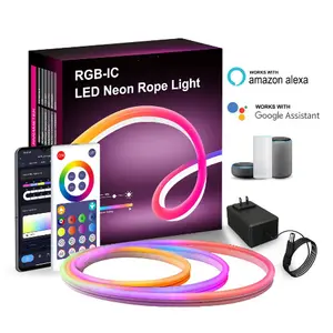XUGUANG-حبل سيليكون مع إضاءة قوس قزح led, 5 فولت/12 فولت ، LED Ip65 IP68 ، USB ، إضاءة قوس قزح ، led ، Luces ، سلاسل ، حبل ، ، إضاءة LED ، سيليكون ، Luces