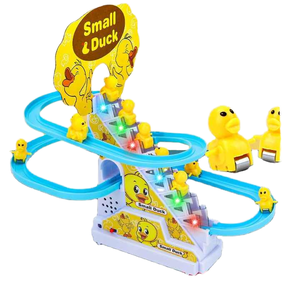 ชุดแข่งขัน<span class=keywords><strong>เป็ด</strong></span>ของเล่นในรถสำหรับเด็กมีไฟ LED กะพริบและเสียงเพลง - Product Image 4