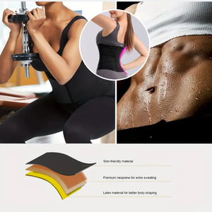 Ceinture amincissante pour femme avec Spandex et Nylon, respirante, réglable, grande taille, soutien dorsal durable, contrôle abdominal - Product Image 6
