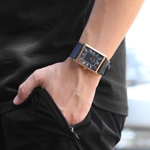 Montre pour homme <span class=keywords><strong>IBSO</strong></span> 2232G, mouvement à quartz japonais, cadran carré tendance, étanche 30M, style simple, montres-bracelets décontractées pour homme - Product Image 6