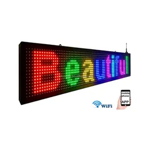 high quality full color single color p10 outdoor led display running message text led display board