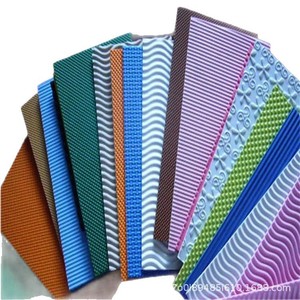 Feuilles gaufrées en EVA, épaisseur 5 mm, couleur verte, texture tissée, coussinets en caoutchouc pour loisirs créatifs - Product Image 4