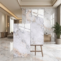 Carrelage en porcelaine effet marbre de luxe 750x1500mm, antidérapant, antibactérien, résistant au feu, grand carrelage de sol résidentiel