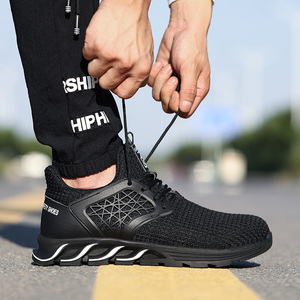 Nuove scarpe da ginnastica da corsa in arrivo scarpe antinfortunistiche da <span class=keywords><strong>uomo</strong></span> con punta in acciaio antiforatura - Product Image 3