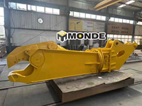 Cisaille hydraulique MONDE à haute résistance pour la démolition, les opérations en chantier et les usines de traitement des métaux ferreux