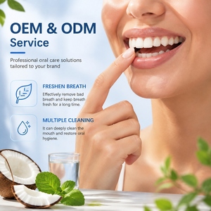 Aceite Bucal con Sabor a Menta y Coco OEM/ODM, Blanqueador Dental, Cuidado Bucal, Reduce la Placa y el Sarro, Limpieza Bucal Diaria - Product Image 4