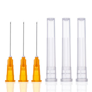 Aiguille hypodermique <span class=keywords><strong>sous</strong></span>-<span class=keywords><strong>cutanée</strong></span> jetable en acier inoxydable et plastique pour vétérinaires, aiguille de mésothérapie la plus longue, professionnelle, 4 mm - Product Image 3